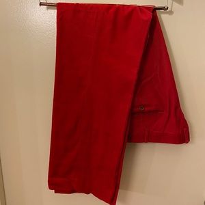 Red corduroy Polo Ralph Lauren pants